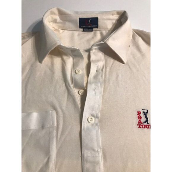 Vintage Embroidered PGA Tour Polo Mens Size L Golf Shirt     I - Picture 4 of 9